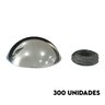 Botão Espelho Cabeça Lentilha Rosca Interna 300 unidades - 1