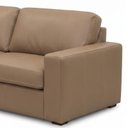 Ver imagem 5 de Sofá 3 Lugares Couro Duna Bege 205cm Legitimo Natural Premium Adel Dekorien