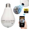Lâmpada Espiã Câmera Ip V380 Segurança 360 Panorâmica Wifi - 3