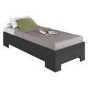 Ver imagem 2 de Cama de Solteiro para Colchão 188x78cm Multimóveis Cr40134 Grafite