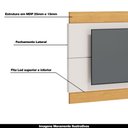 Ver imagem 3 de Painel Decorativo Sala de Estar 146cm Julien Off White/Nature - Gran Belo