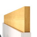 Ver imagem 7 de Painel Decorativo Sala de Estar 146cm Julien Off White/Nature - Gran Belo