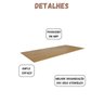 Tampo para Balcão 160 Cm Amendoa Ajl - 3