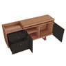 Buffet Ambiente Soft Nature Preto - Hb Móveis - 4