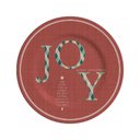 Ver imagem 1 de Prato Sobremesa Natalino Joy Vermelho 10 Classific