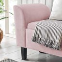 Ver imagem 2 de Recamier Bau Malibu 1,20m Suede Rosa Bebe - Inova Decor