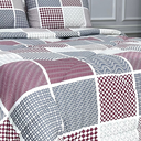 Ver imagem 4 de Edredom Casal Dupla Face 400 Fios Micropercal Toque de Pêssego 100% Poliéster Antialérgico Heloisa