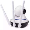 Câmera IP sem Fio 360° 3 Antenas HD Wifi Rj45 Visão Noturna Alarme - 3