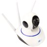 Câmera IP sem Fio 360° 3 Antenas HD Wifi Rj45 Visão Noturna Alarme - 4
