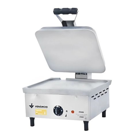 Sanduicheira Elétrica De Alumínio 35Cm Com Prensa 220V Deguste - Venâncio
