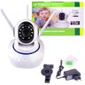 Câmera IP sem Fio 360° 3 Antenas HD Wifi Rj45 Visão Noturna Alarme - Luatek - 1