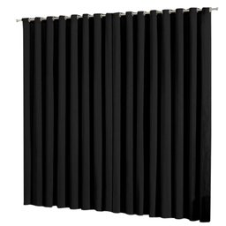 Cortina Blackout em Tecido 4,00x2,50 Corta Luz Preto - 1