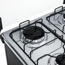 Ver imagem 5 de Fogão 4 Bocas a Gás Dako Supreme com Mesa de Inox e Forno 60l Titanium Bivolt
