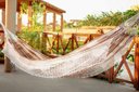 Ver imagem 1 de Rede de Dormir Jaguaruana Casal Xadrez Caramelo Off white