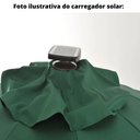 Ver imagem 2 de Ombrelone Lateral Cancun Rivatti 300 cm em Alumínio com Base em Cruz Iluminação LED e Capa em Poliés