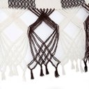 Ver imagem 2 de Rede de Dormir Bucho de Boi Casal Marrom Off White