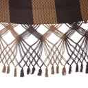 Ver imagem 3 de Rede de Dormir Bucho de Boi Casal Algodão Resistente Marrom Caramelo Luxo