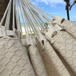 Rede de Dormir Bucho de Boi Casal Off White Luxo - 2