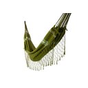 Ver imagem 1 de Rede de Dormir Solteiro Pernambucana Verde Musgo