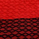 Ver imagem 2 de Rede de Dormir Casal Colmeia Vermelha com preto Luxo