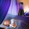 Abajur Armadilha Led Usb Mata Mosquito Pernilongo e Insetos:preto - 3