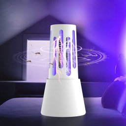 Abajur Armadilha Led Usb Mata Mosquito Pernilongo e Insetos:preto - 2
