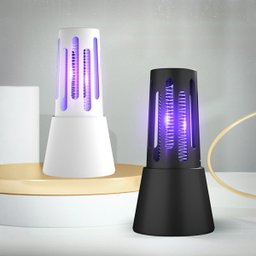 Abajur Armadilha Led Usb Mata Mosquito Pernilongo e Insetos:preto - 5