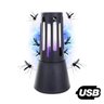 Abajur Armadilha Led Usb Mata Mosquito Pernilongo e Insetos:preto - 1