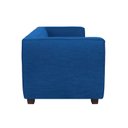 Ver imagem 3 de Sofá Namoradeira Amsterdam 1,40m Suede Azul Marinho - Clique Decorações
