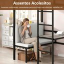 Ver imagem 6 de Beliche Multifuncional Solteiro Adulto com Mesa Kzings Preto