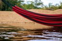 Ver imagem 2 de Rede de Dormir Amazona Camping Vermelha com Preto