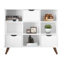 Ver imagem 1 de Nicho Organizador c/ 3 Gavetas Vintage Haia Q01 Branco - ADJ Decor