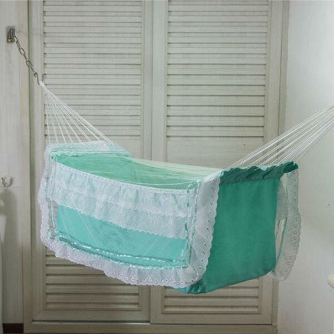 Rede de Dormir Berço infantil para Bebê Verde