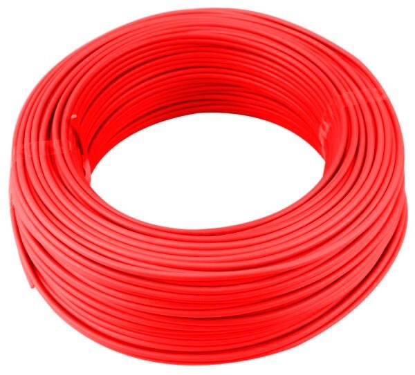 CABO FLEXIVEL VERMELHO 0,75MM 100 METROS - 3