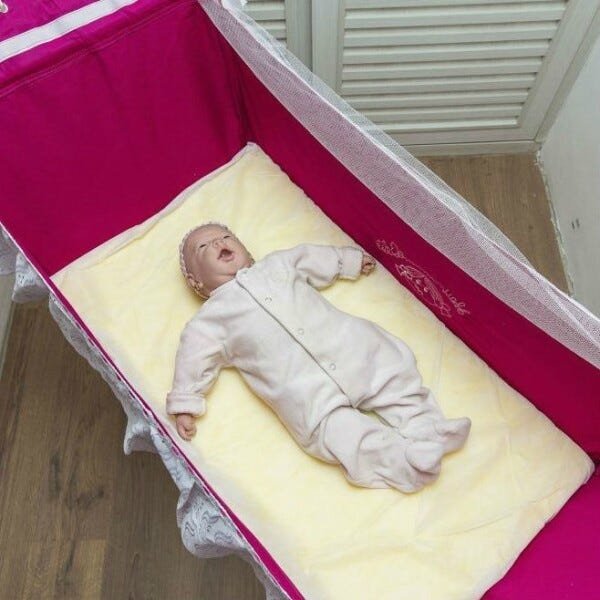 Rede de Dormir Berço infantil para Bebê Pink - 3