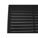 Ver imagem 3 de Mesa Retangular Haiti com Tampo Ripado em Alumínio para Cozinha, Edícula, Área - Preto