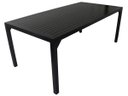 Ver imagem 4 de Mesa Retangular Haiti com Tampo Ripado em Alumínio para Cozinha, Edícula, Área - Preto