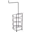 Ver imagem 4 de Porta Papel Higiênico de Chão em Aço Preto Banheiro Lavabo 3 Rolos Stolf