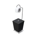 Ver imagem 1 de Lixeira com Suporte de Papel Higiênico Black