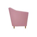 Ver imagem 3 de Poltrona Titânio Veludo Rosa