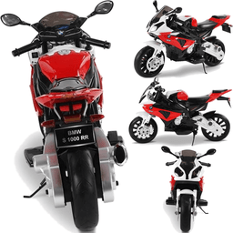 Moto Eletrica Infantil Zippy Toys BMW S1000RR 12V Vermelha - 2