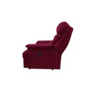 Ver imagem 4 de Poltrona Reclinável Elétrica Suede Marsala