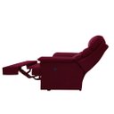 Ver imagem 3 de Poltrona Reclinável Elétrica Suede Marsala