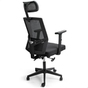 Ver imagem 7 de Cadeira de Escritório Presidente Ergonômica Preta Mesh Gamer