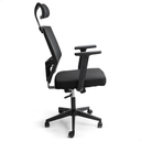 Ver imagem 4 de Cadeira de Escritório Presidente Ergonômica Preta Mesh Gamer