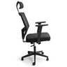 Cadeira de Escritório Presidente Ergonômica Preta Mesh Gamer - 4