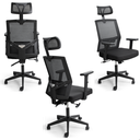 Ver imagem 2 de Cadeira de Escritório Presidente Ergonômica Preta Mesh Gamer