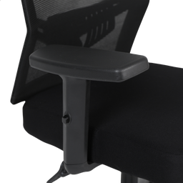 Cadeira de Escritório Presidente Ergonômica Preta Mesh Gamer - 9
