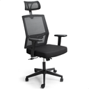 Ver imagem 5 de Cadeira de Escritório Presidente Ergonômica Preta Mesh Gamer