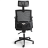 Cadeira de Escritório Presidente Ergonômica Preta Mesh Gamer - 8